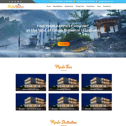 Bhutan Venture by Webappssol